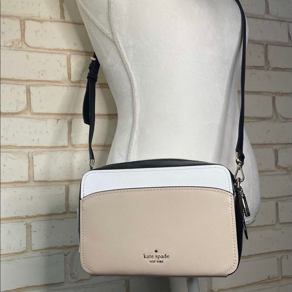 NWT Kate Spade color block camera bag